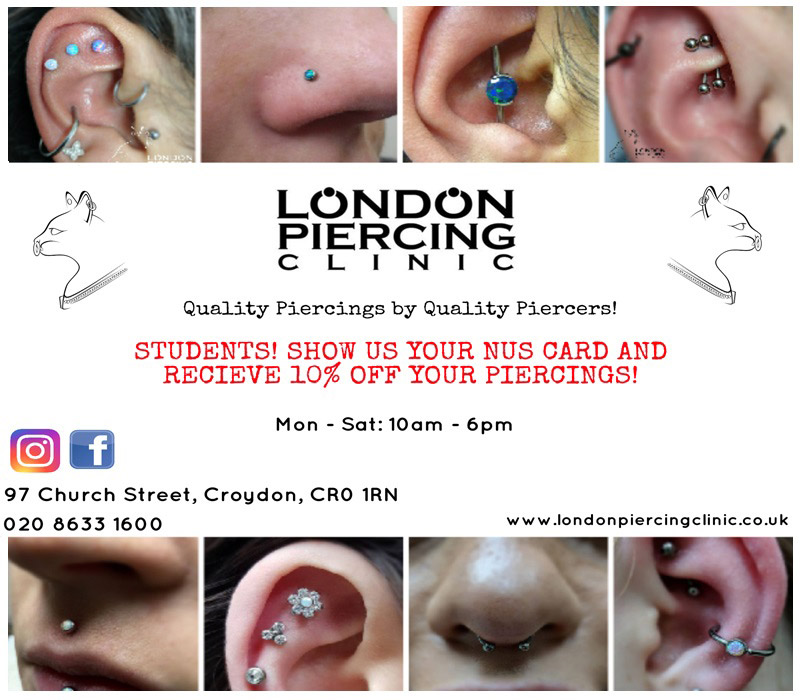 croydon london piercing clinic